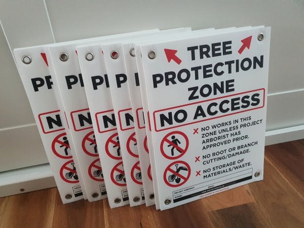 Bulk buy Tree Protection Zone signs